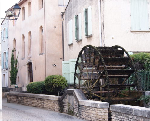 Photo de la roue de l'Hôpital - Bandeau - L'isle-sur-la-Sorgue