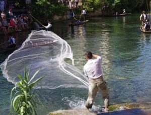 pêche épervier pêcheur sorgue vaucluse